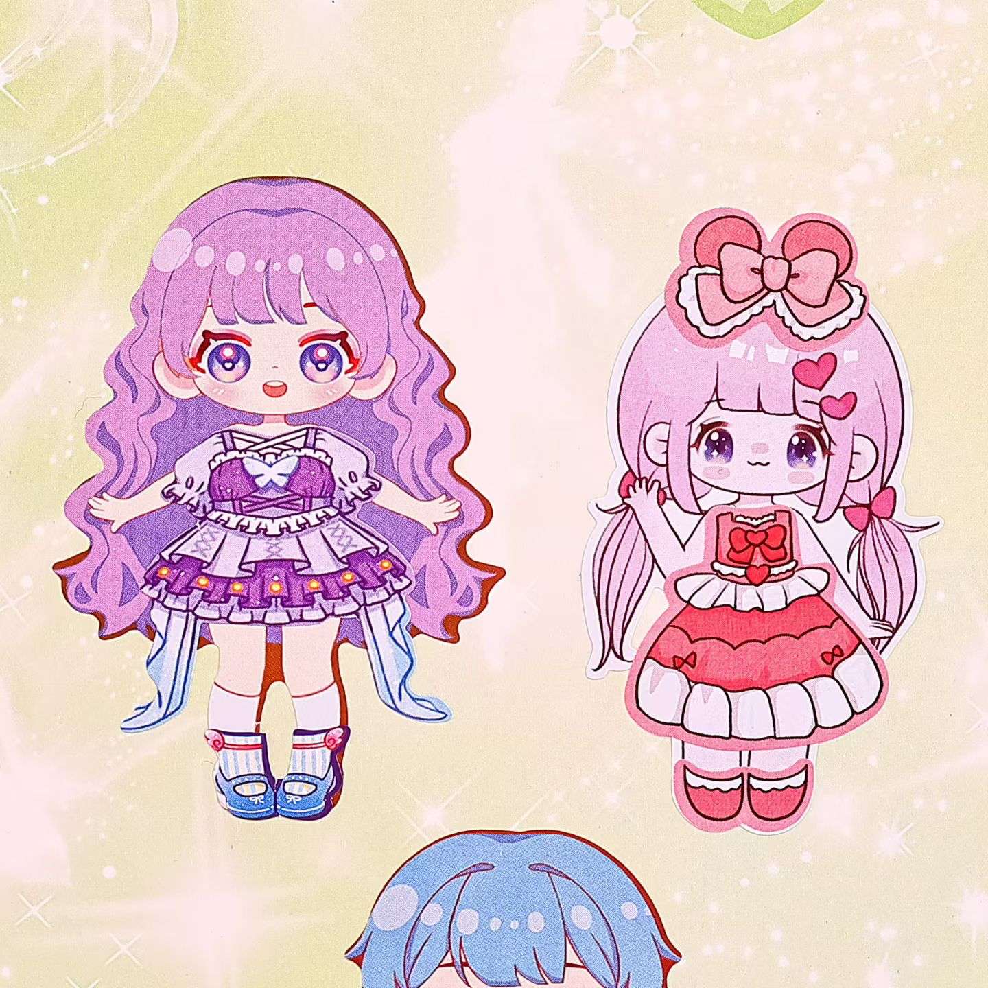 贴纸可爱女生