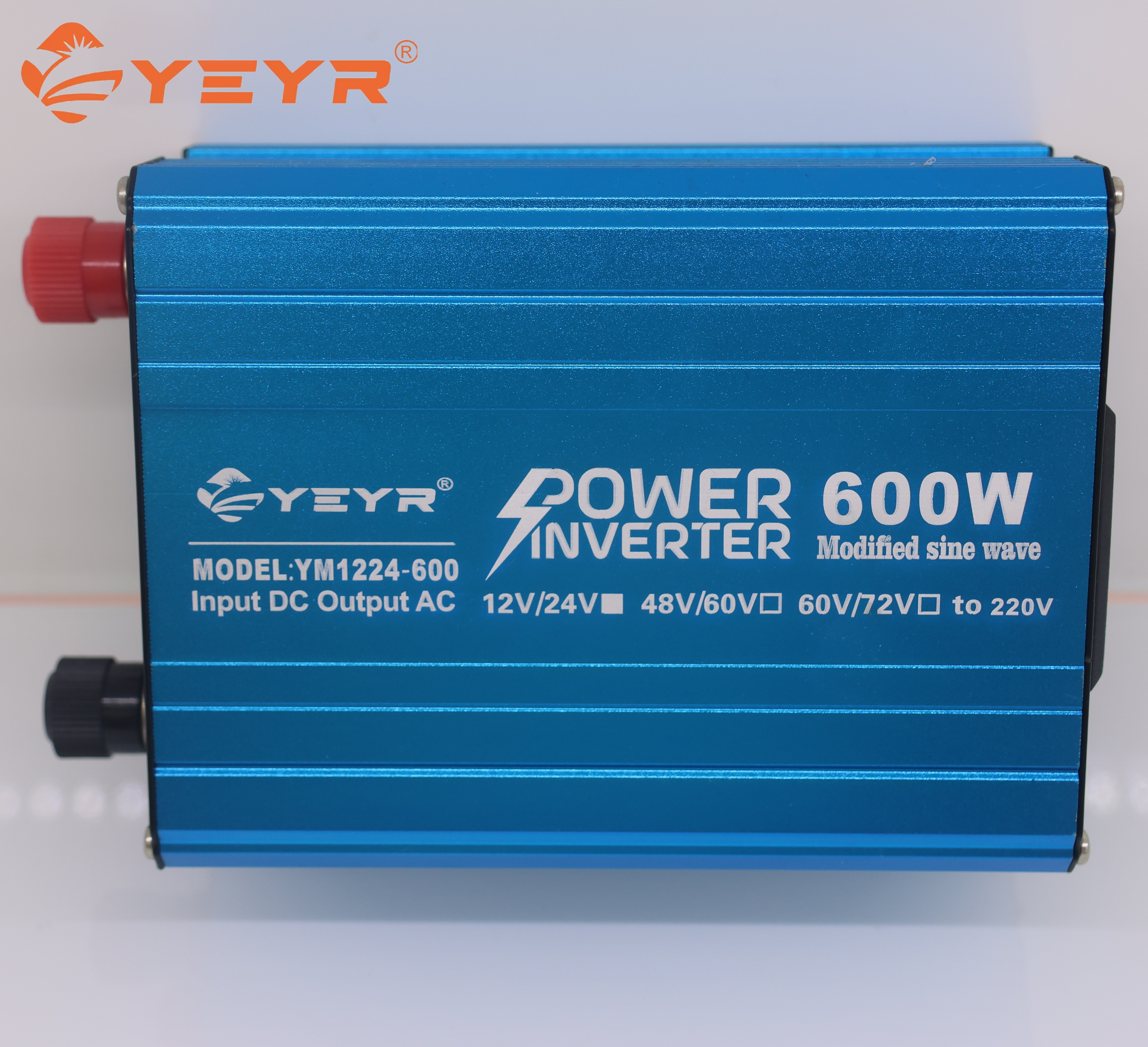 YEYR600W blue power inverter 12V/24V-220V household photovoltaic inverter