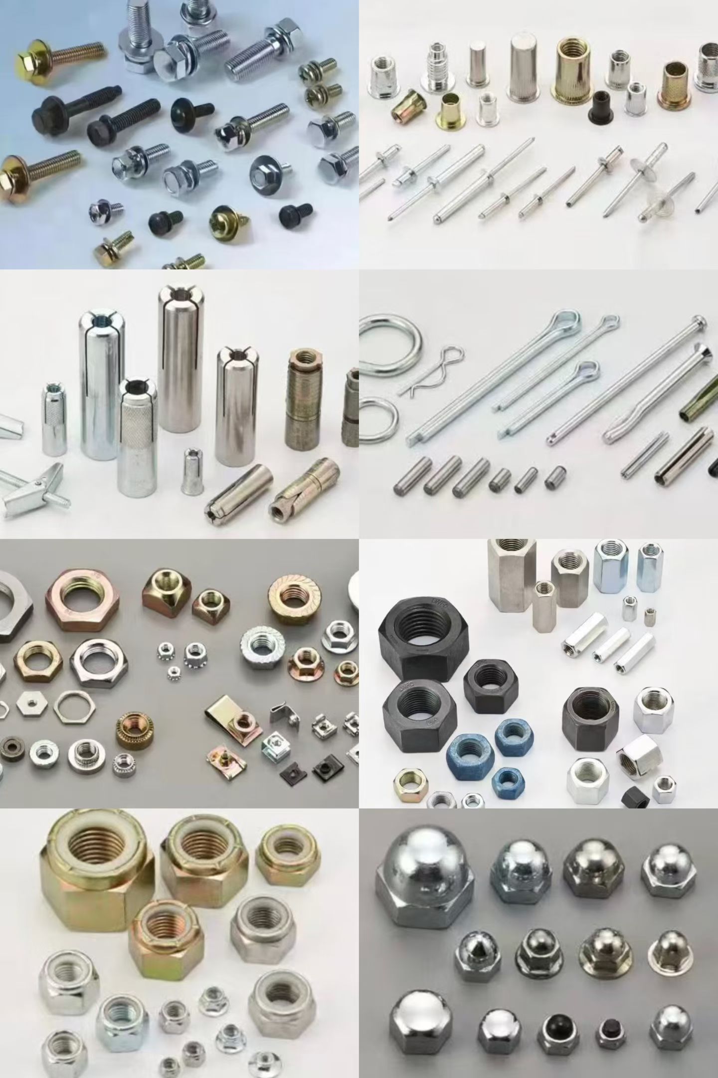 The screws and nuts are hexagon inside and hexagon outside detail image 2