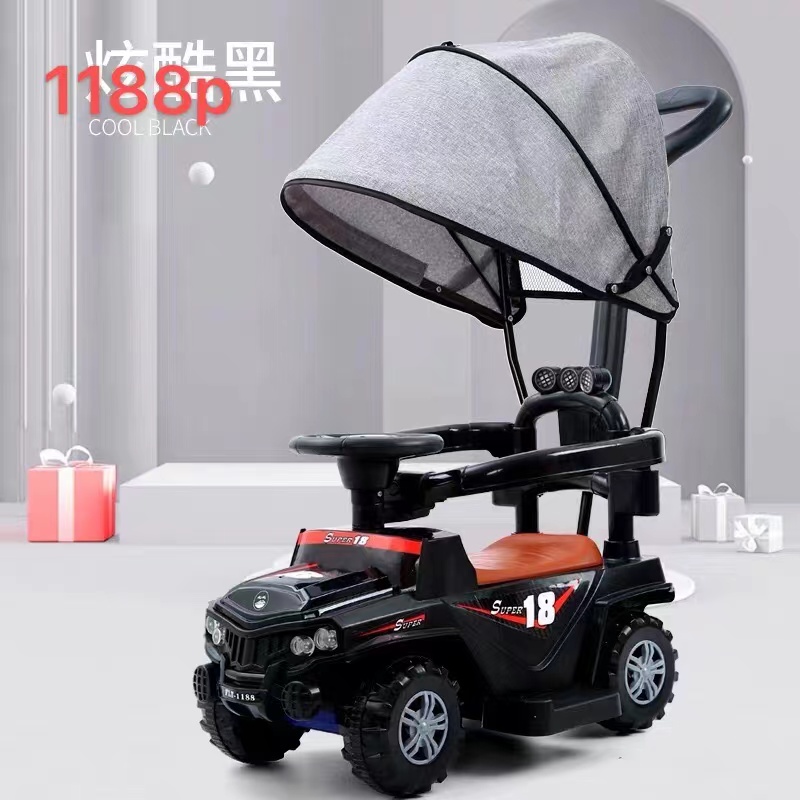 Children's electric off-road vehicle, Jeep four-wheel beach buggy, baby charging remote control toy car, passenger stroller, children's electric vehicle, passenger four-wheel stroller, children's car details Picture