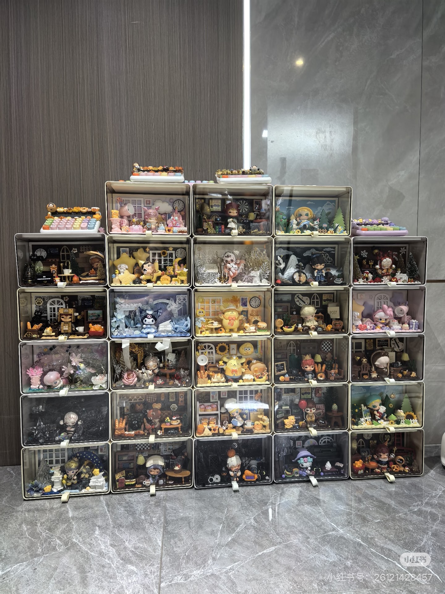 收藏盒盲盒手办展示柜收纳展示架货架首饰展示架戒指盘饰品展示架