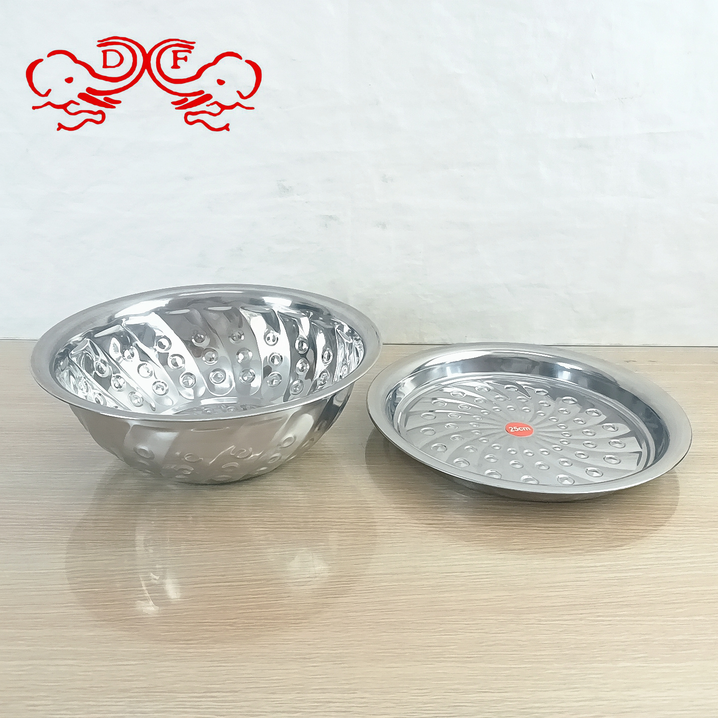 DF99260 Magnetic stainless steel pot, flowerpot, washbasin with cover plate, stainless steel pot, soup pot, DF TRADINGHOUSE Application Scenario