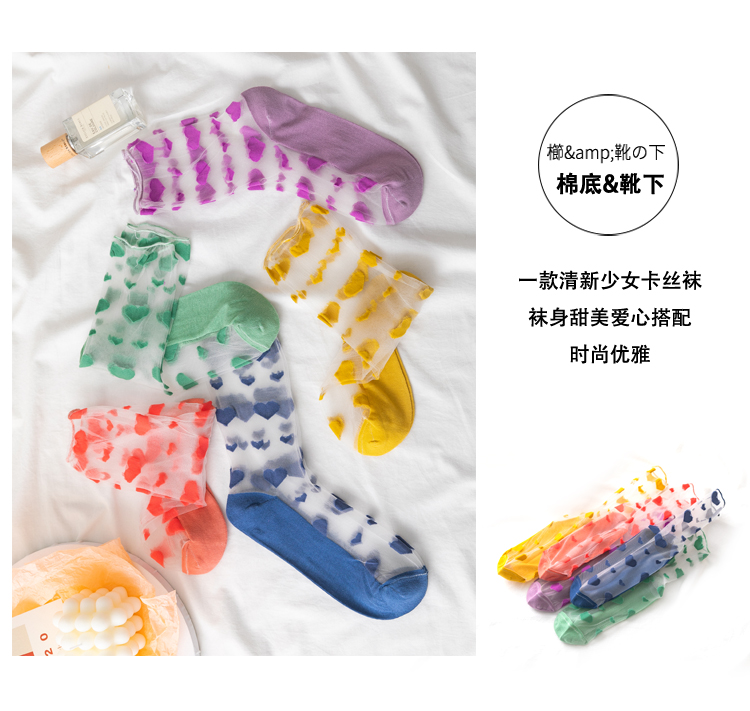 夏季女士薄款棉袜透明丝袜子详情10