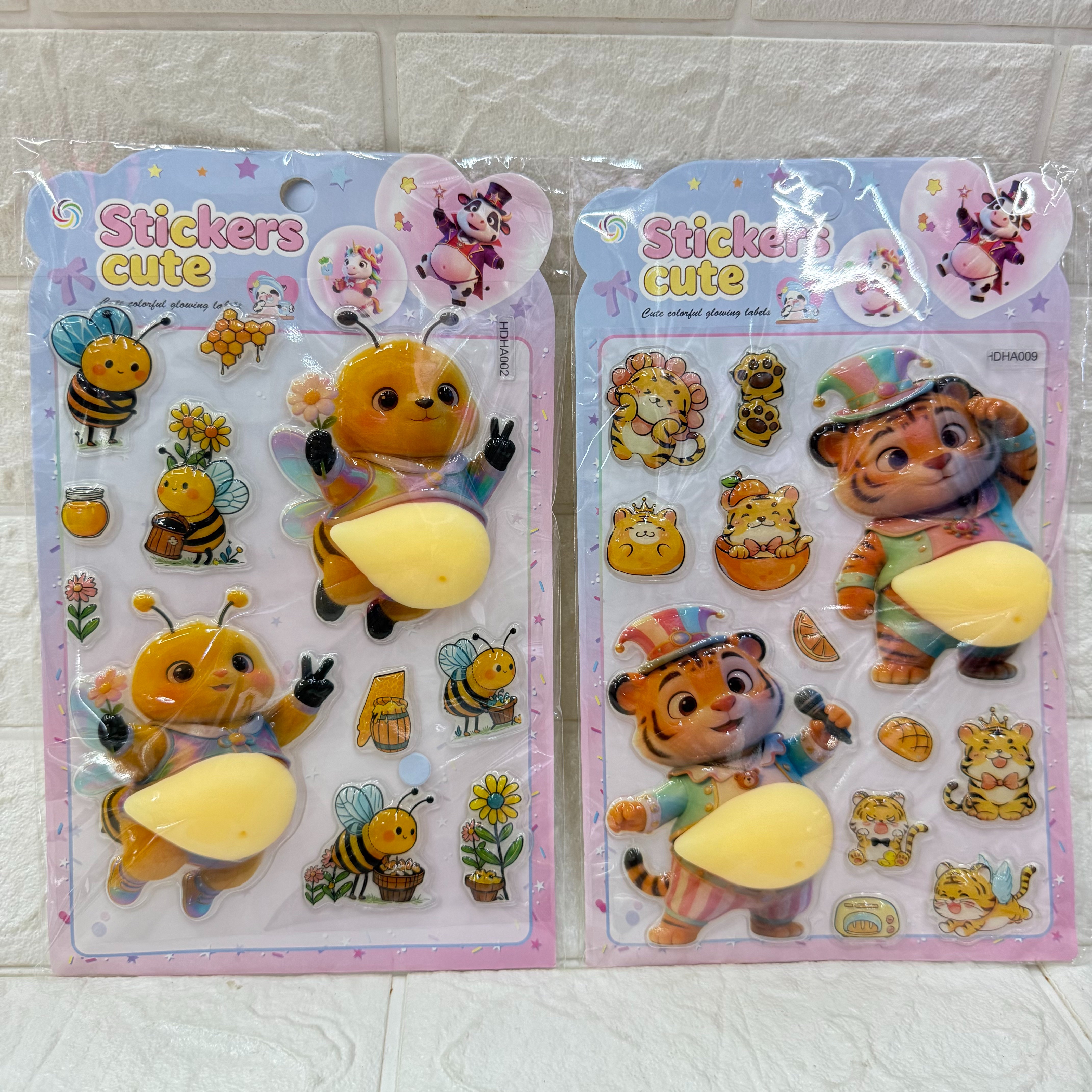 Big belly luminous relief stickers, belly pinching stickers, stress-relieving stickers, peach phone stickers, DIY decorative stickers Specification image