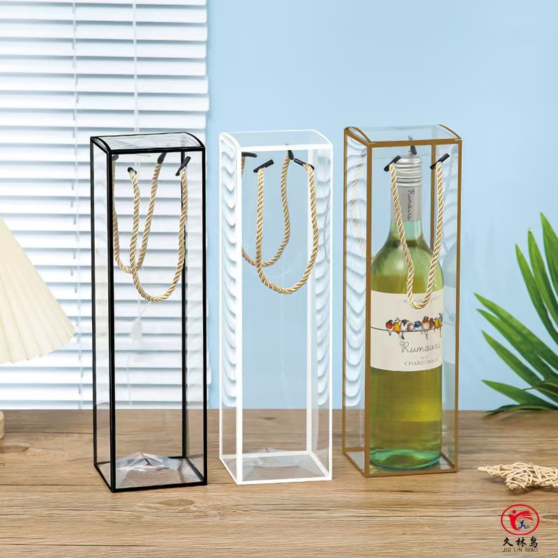 Nut food bags, coffee bags, universal plastic bags for flowers, pvc hand-held gift boxes, candies and snacks for Dragon Boat Festival, Mid-Autumn Festival and Christmas, thickened PET plastic boxes for souvenirs details Picture