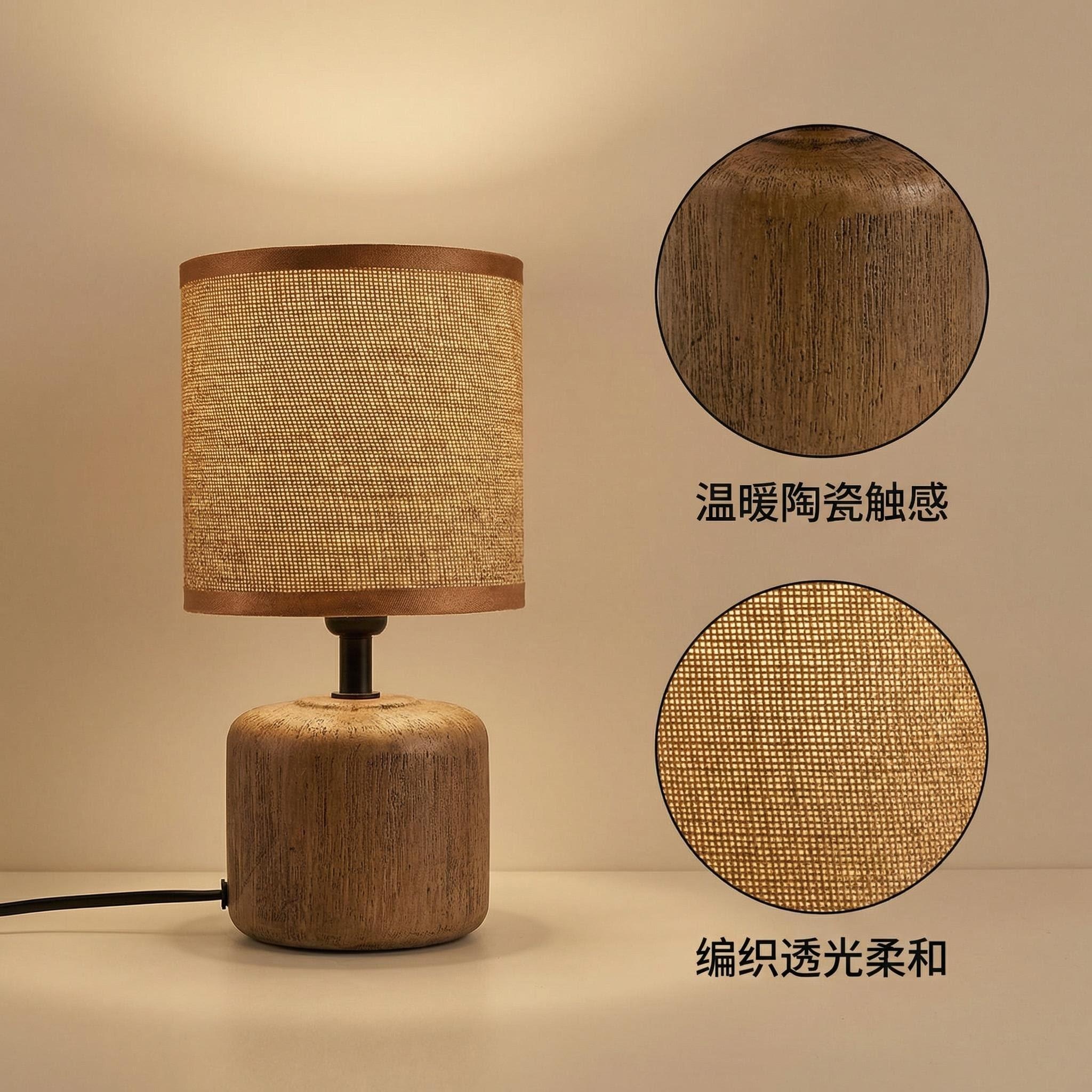 JL Jilian's new ceramic table lamp Wabi-sabi style series starts from 36 pieces per piece Specification image