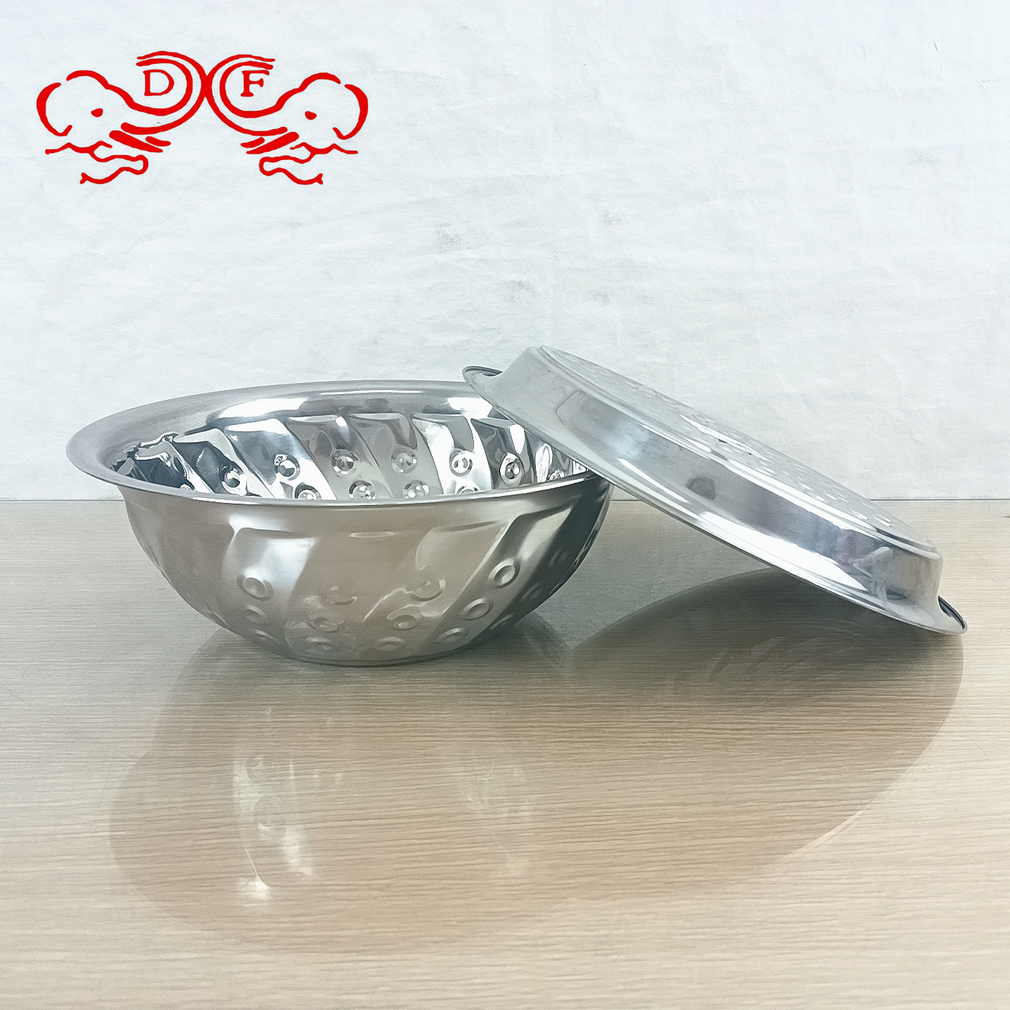 DF99260 Magnetic stainless steel pot, flowerpot, washbasin with cover plate, stainless steel pot, soup pot, DF TRADINGHOUSE Specification image