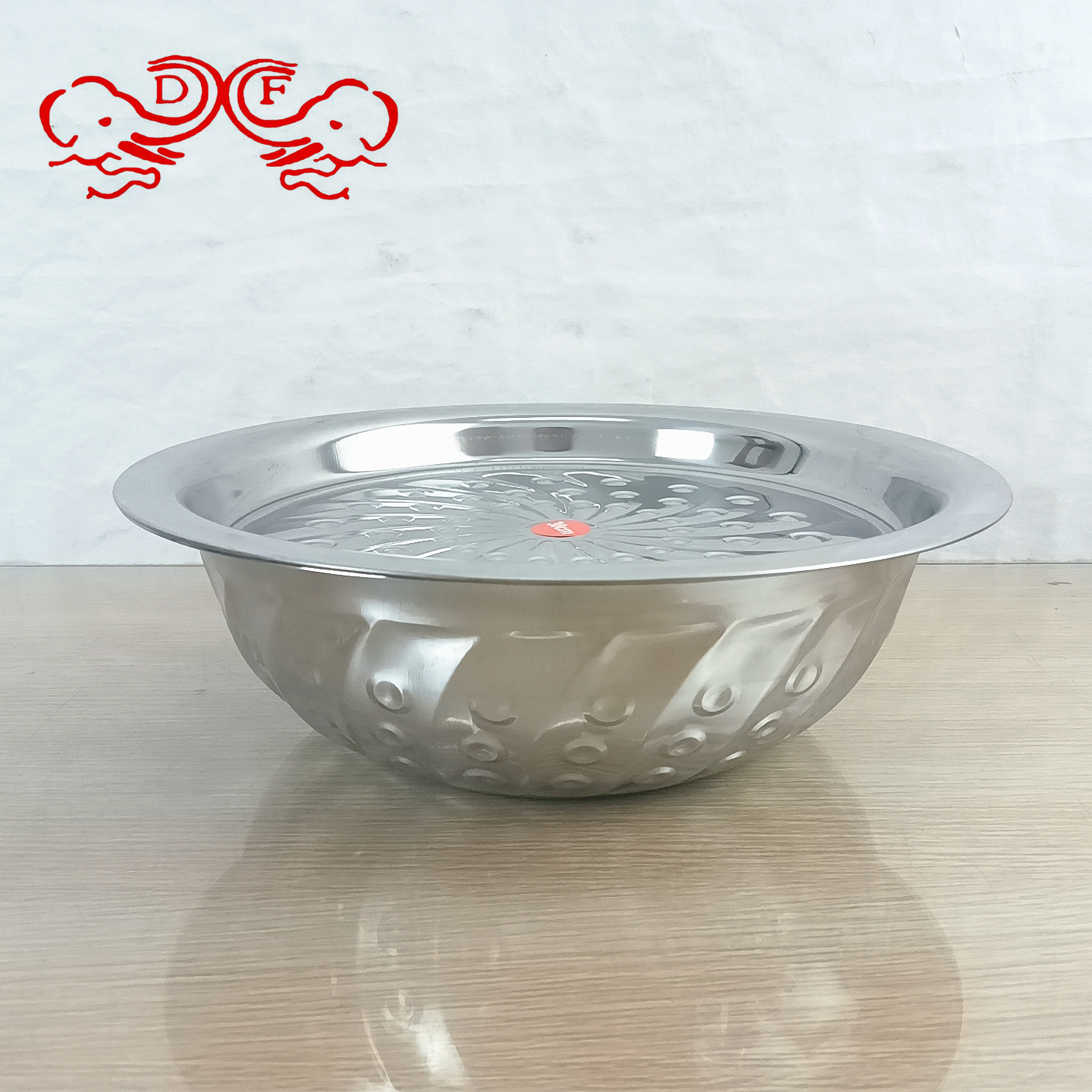 DF99260 Magnetic stainless steel pot, flowerpot, washbasin with cover plate, stainless steel pot, soup pot, DF TRADINGHOUSE