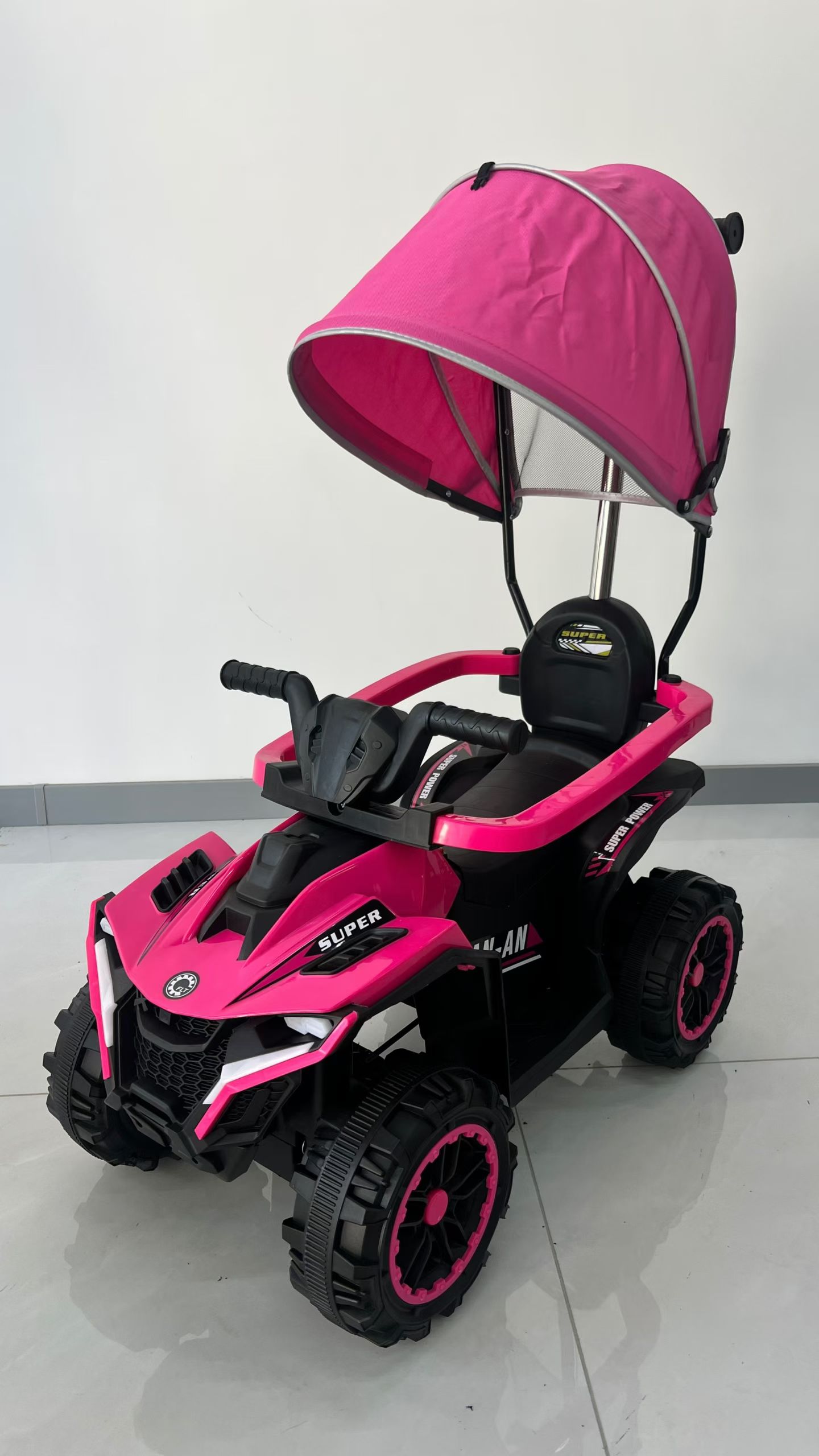 Children's electric off-road vehicle, Jeep four-wheel beach buggy, baby charging remote control toy car, passenger stroller, children's electric vehicle, passenger four-wheel stroller, children's car Item Picture