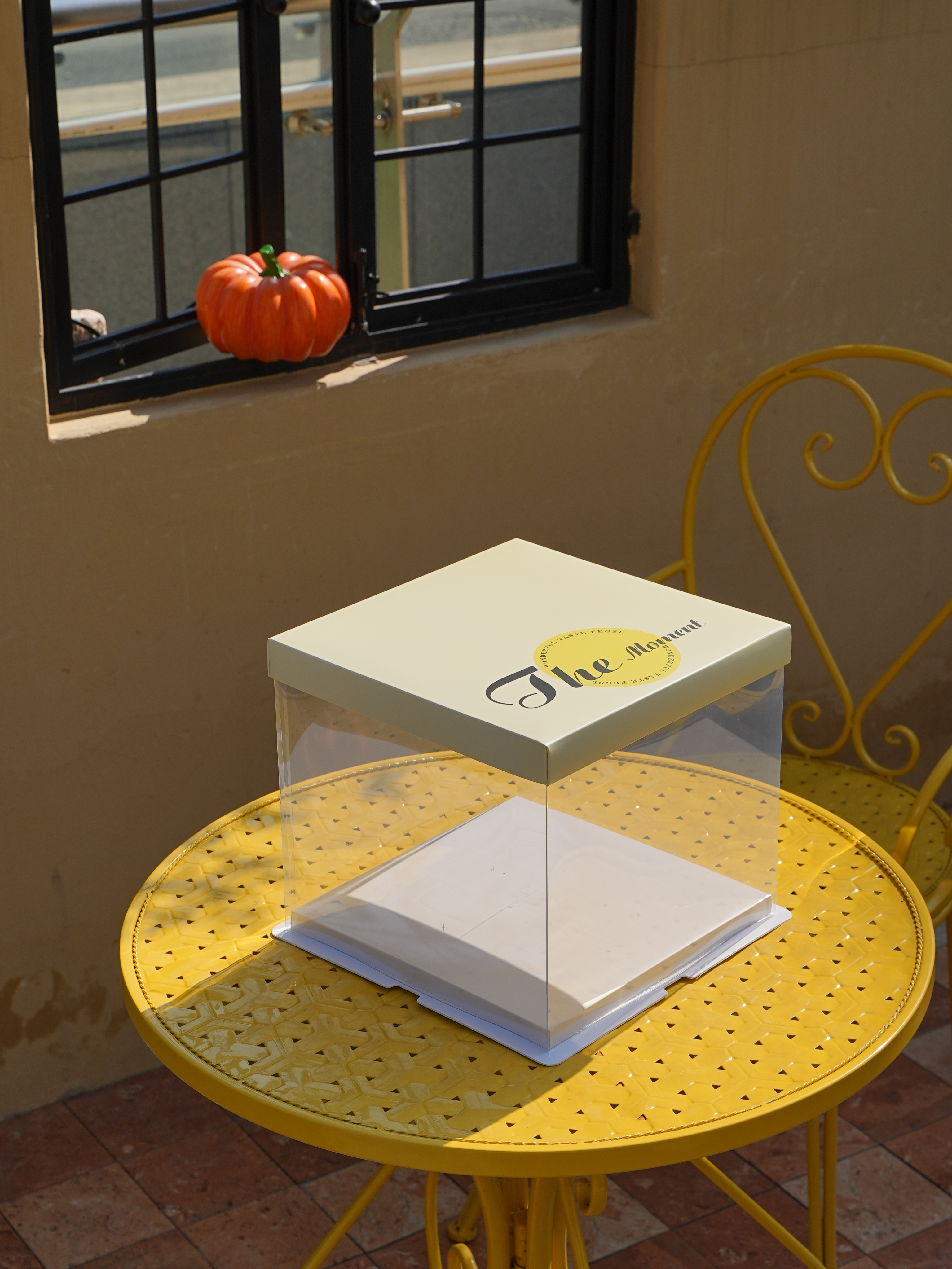 Transparent cake box packaging box, birthday cake packing box, 6, 6, 8, 8, 10, 10, 12 inches, single or double layer plus Specification image