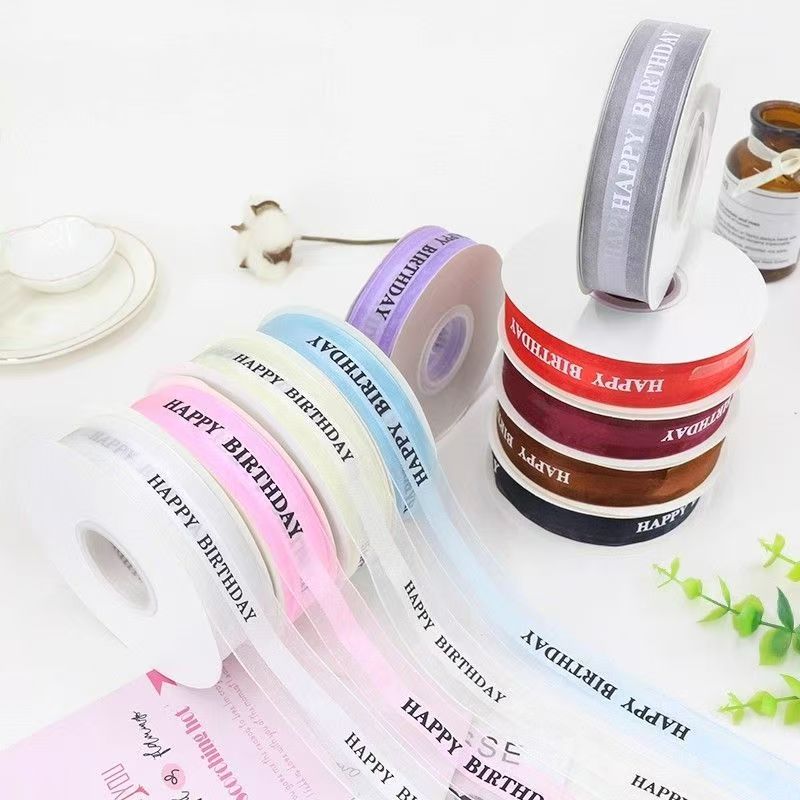 Ribbon decoration for wedding arrangements, romantic bride's veil, wedding supplies, birthday cakes, ribbon cakes, decorative gifts, gift ribbons, fresh flowers, floral arrangements, bouquets, ribbons, hand-packed ribbons Item Picture