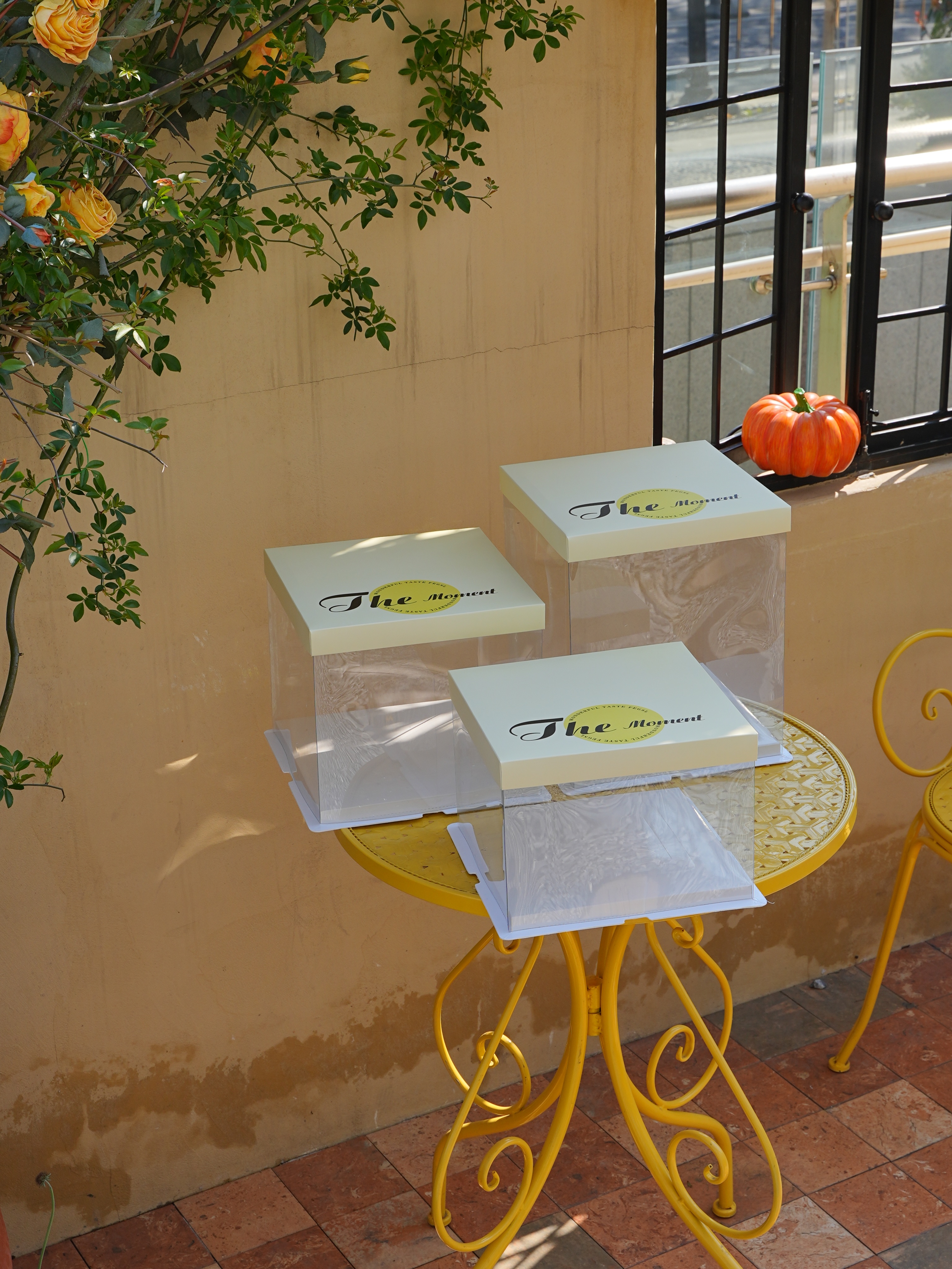 Transparent cake box packaging box, birthday cake packing box, 6, 6, 8, 8, 10, 10, 12 inches, single or double layer plus details Picture