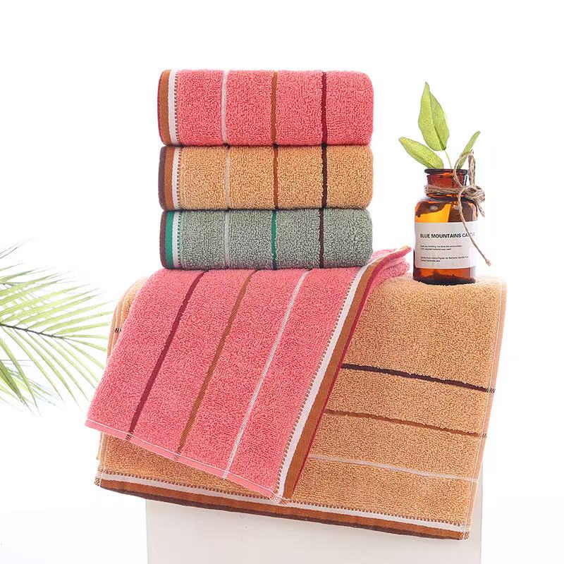 Adult cotton towels are soft and absorbent, making them an excellent gift for home use detail image 2