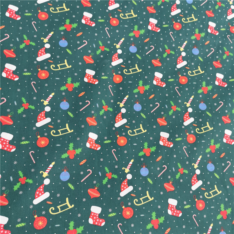 Best-selling Santa Claus printed fabric, all-cotton twill fabric, pure cotton patchwork Application Scenario