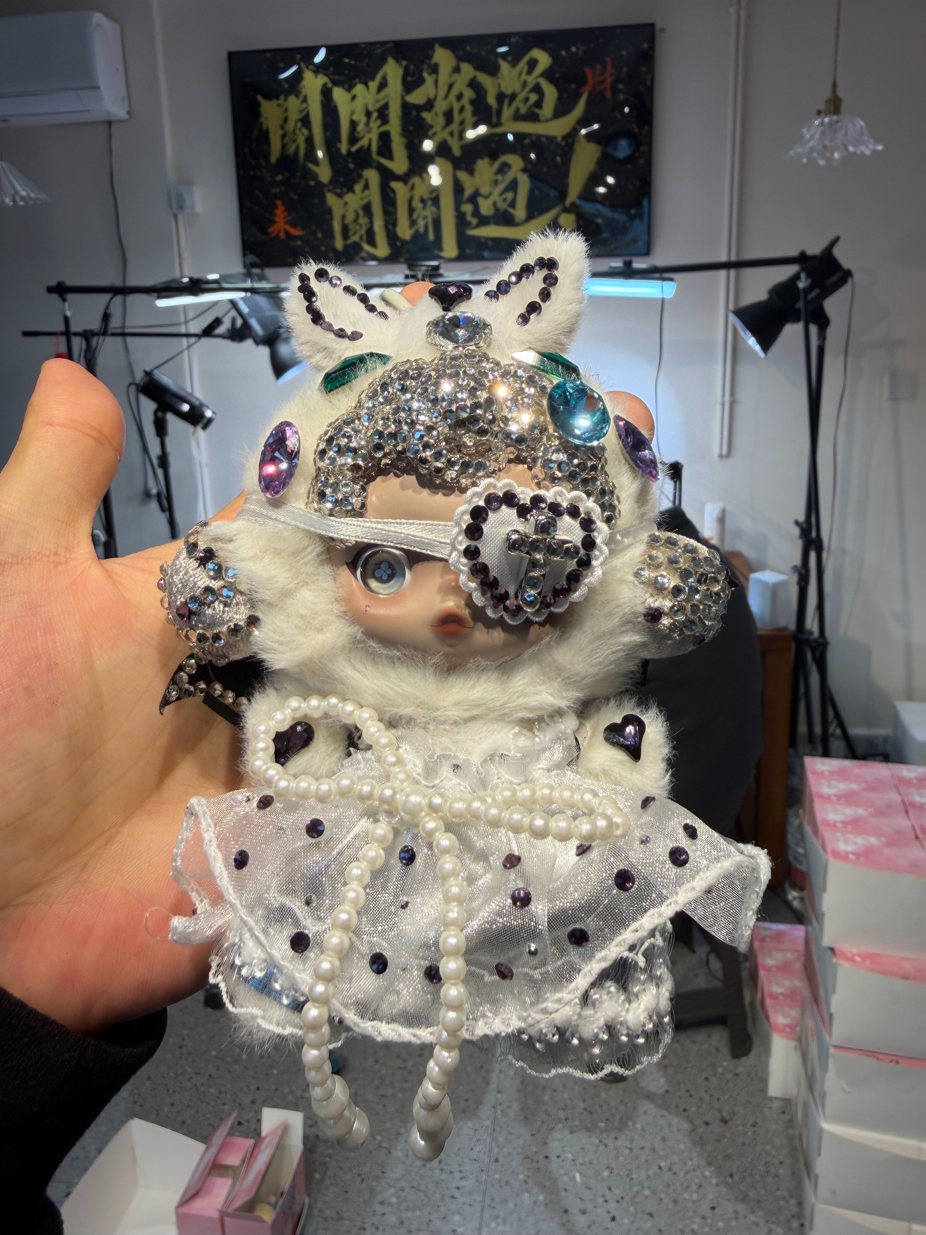 装饰华丽的玩偶蛋糕插件捏捏乐生日婚礼布置蛋糕装饰品