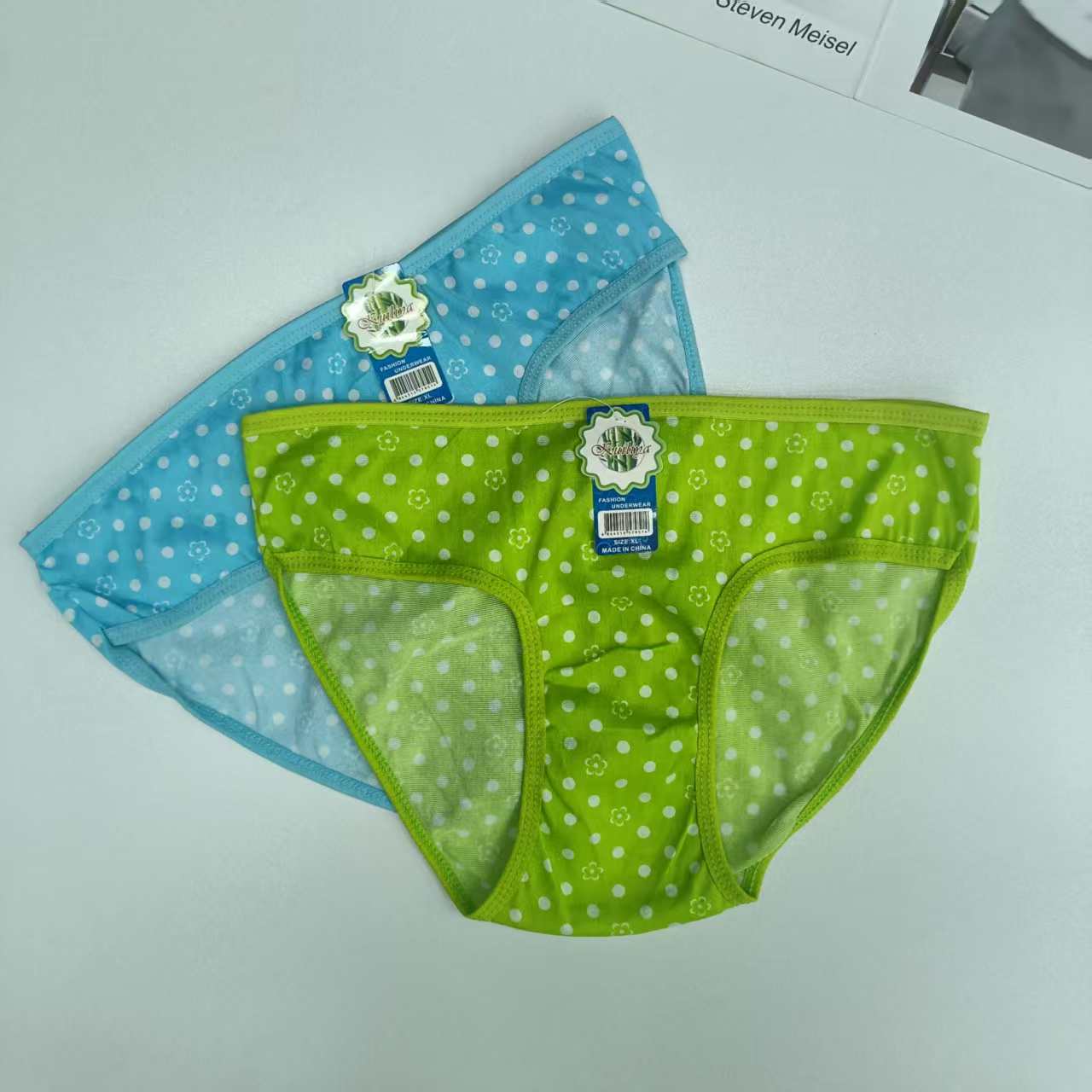 DD-6002 #XL export Underwear, Women's underwear, milk silk polka dot women's underwear, Women's briefs, underwear, QNI Specification drawing