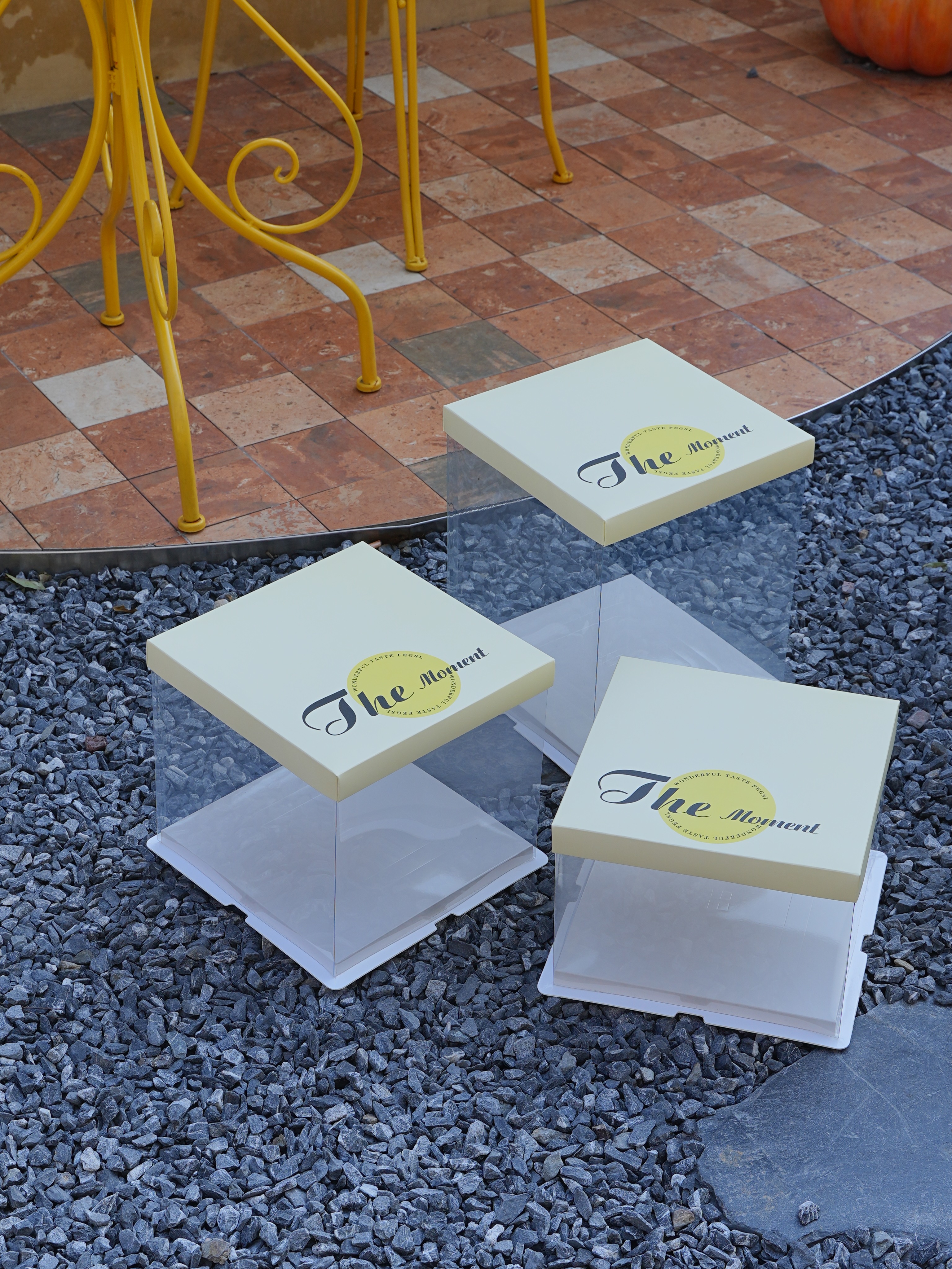 Transparent cake box packaging box, birthday cake packing box, 6, 6, 8, 8, 10, 10, 12 inches, single or double layer plus Item Picture