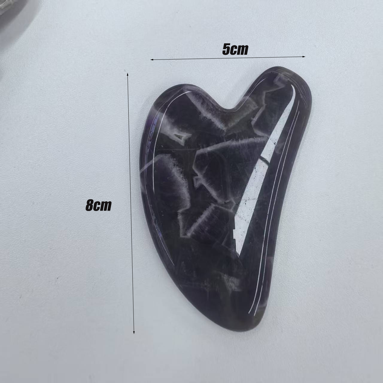 现货天然紫水晶按摩刮痧板厂家玉石美容器脸部面部全身刮痧板按摩详情1