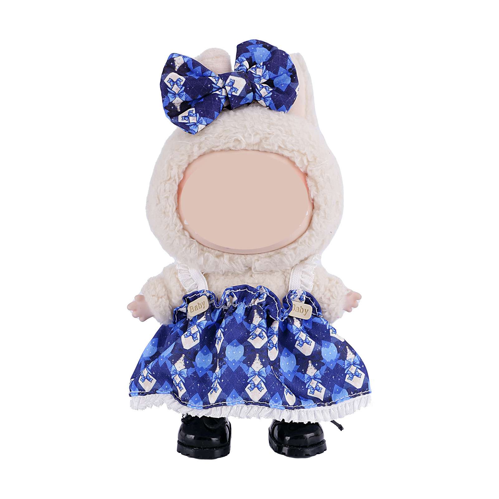 Suitable for 17cm fabric vinyl dolls, plush toys, etc., which can be worn and changed into dresses Application Scenario