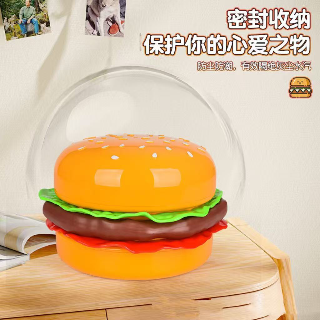 Y262-8106 Cross-border Bestseller Simulation hamburger Storage Box, Children's playhouse toy storage box, Baby Sundries detail image 3
