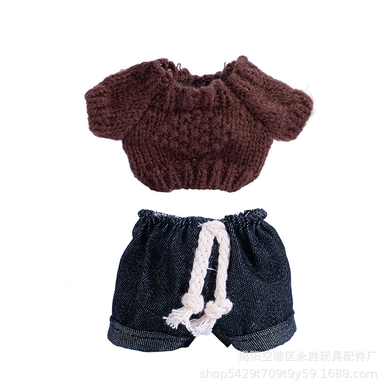 Only 15cm hanging piece, cloth, clothes, knitted sweater, jeans, replacement set, shoes, keychain, vinyl figurine Item Picture