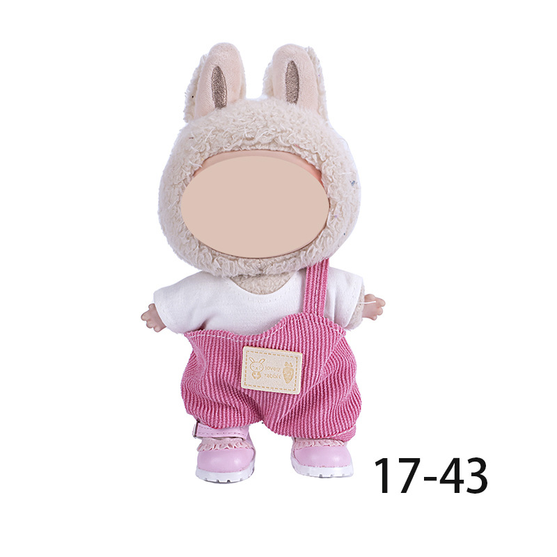 This garment is suitable for 17cm fabric vinyl dolls, plush toys and other wearable and changeable clothes Application Scenario