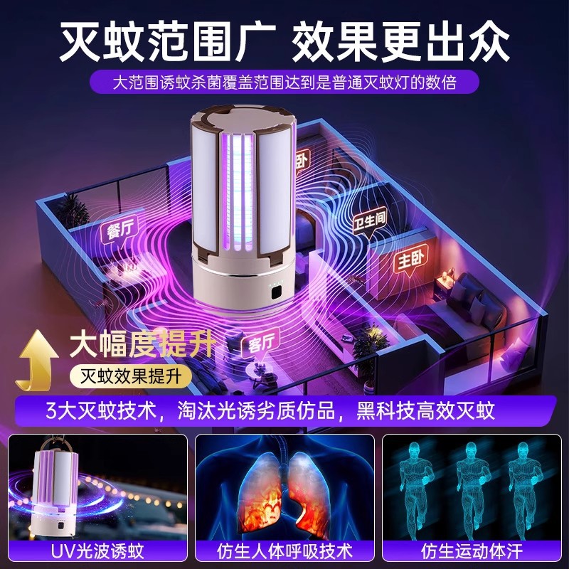 Camping lamp telescopic stand, camping charging lighting lamp, key lamp, outdoor mountain products, mosquito-killing lamp details Picture