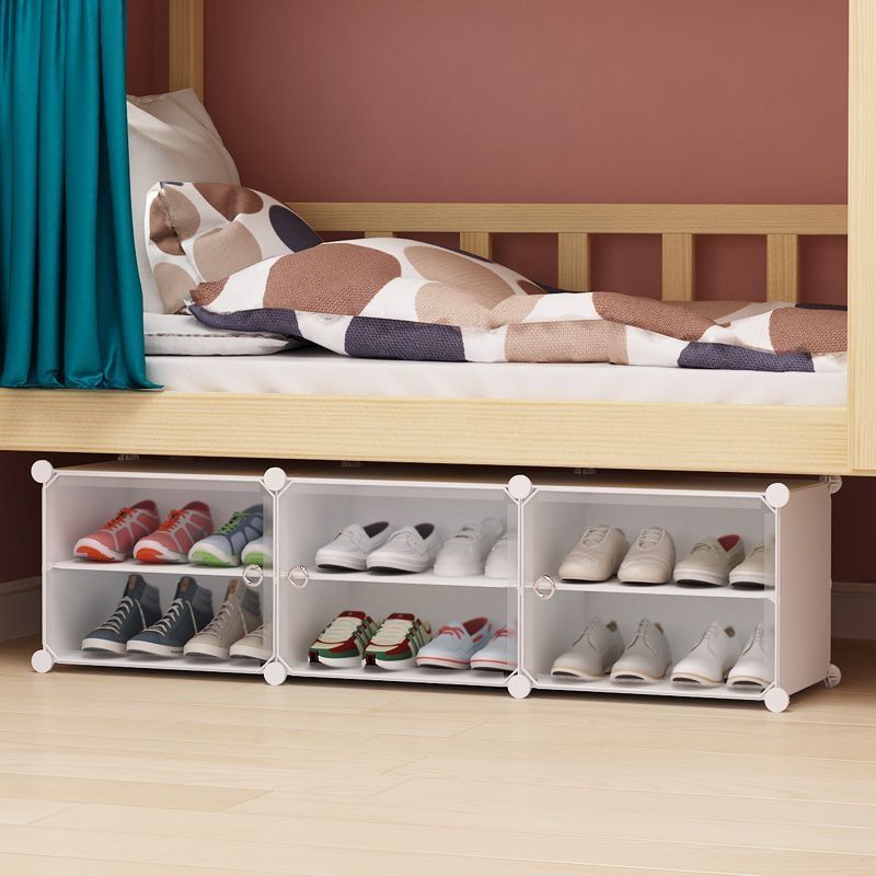 Simple and multi-layered shoe rack, beautiful and dust-proof for indoor use, student dormitory under the bed, shoe cabinet storage wonder