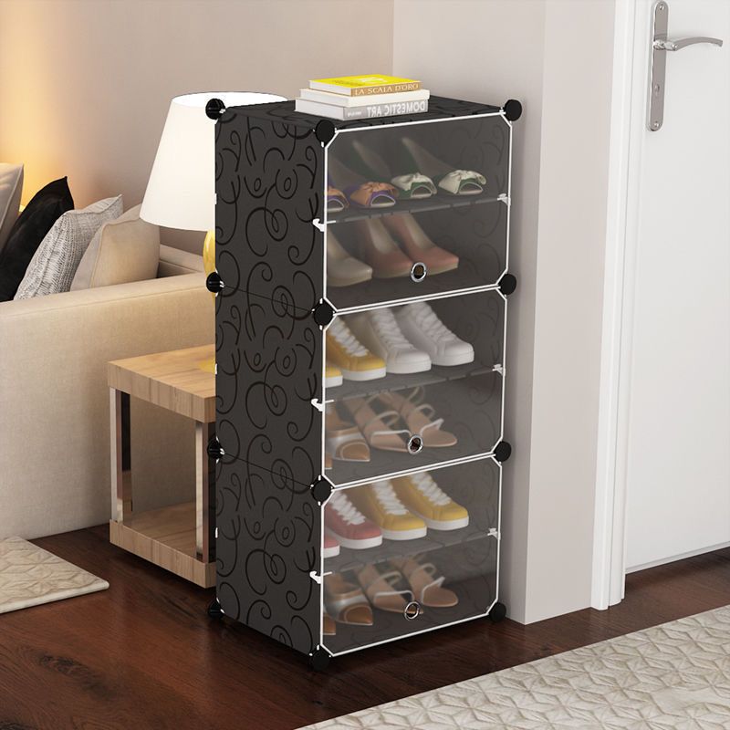 Simple and multi-layered shoe rack, beautiful and dust-proof for indoor use, student dormitory under the bed, shoe cabinet storage wonder details Picture