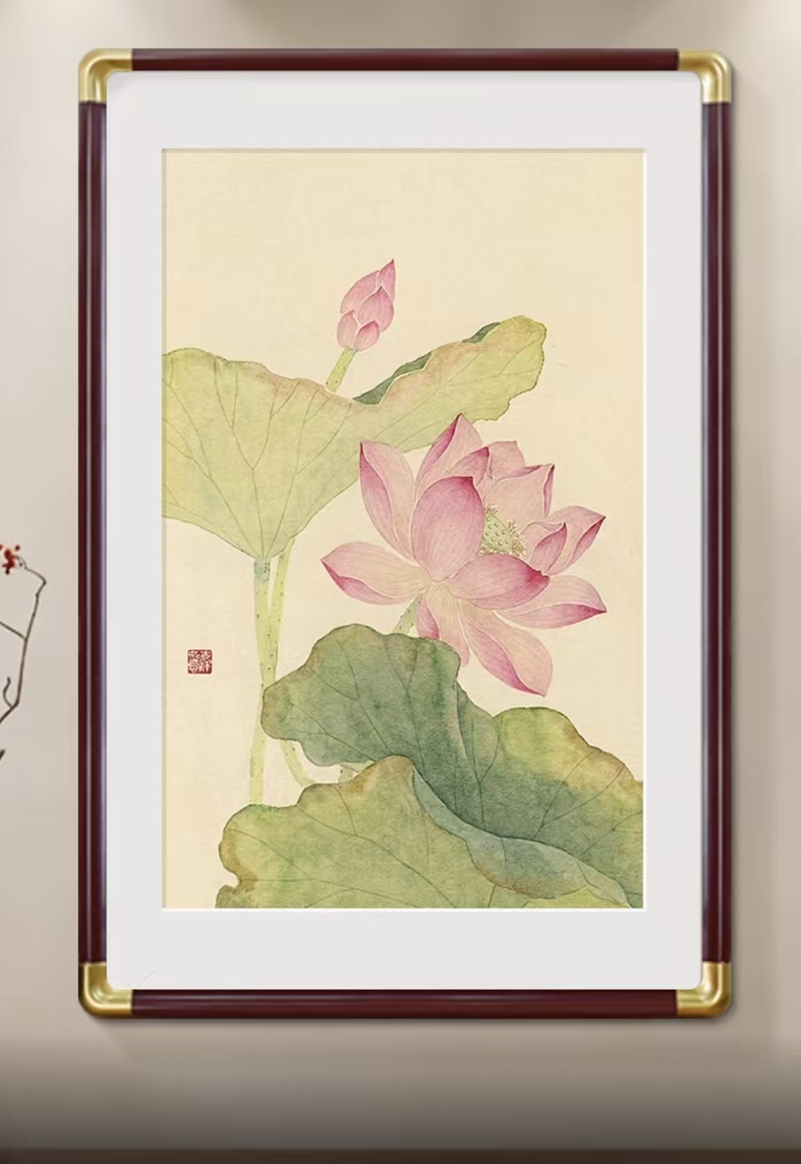 国潮装饰画装饰沙发背景画墙面装饰沙发背景画