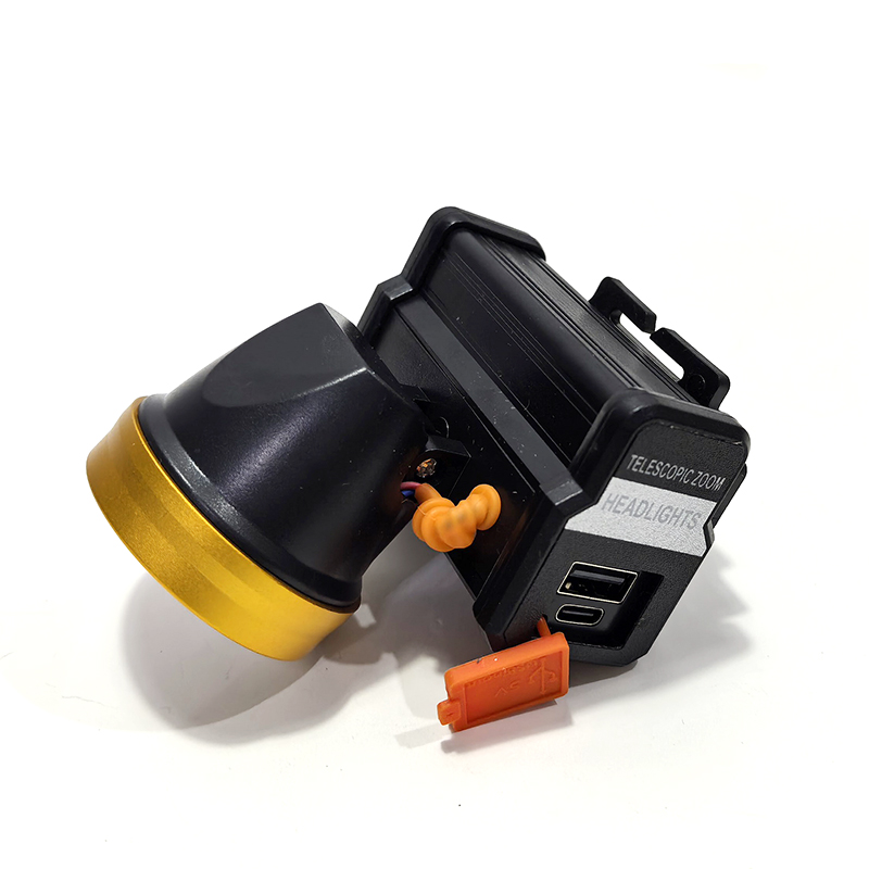 JS-936, JS-937, JS-938, JS-939USB pantalla de batería recargable lámpara de cabeza láser blanco lámpara de conducción lámpara de camping al aire libre lámpara de mina lámpara de cabeza de mantenimiento Item Picture
