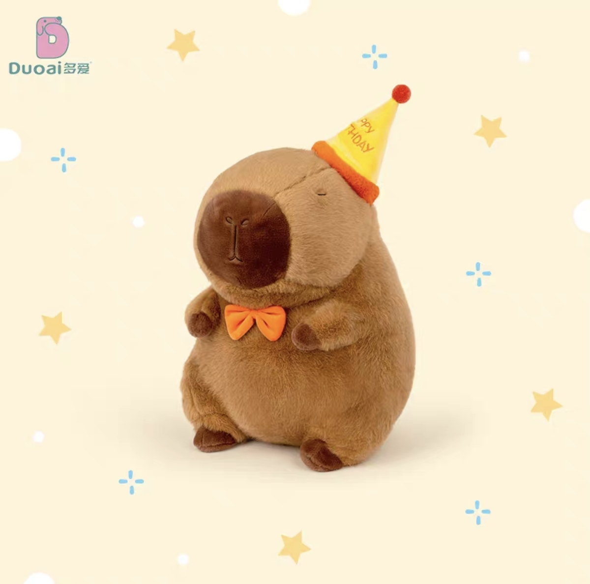 Genuine Firetip gun capybara plush toy, Kapibara doll, creative doll, birthday gift, lotus root Specification image
