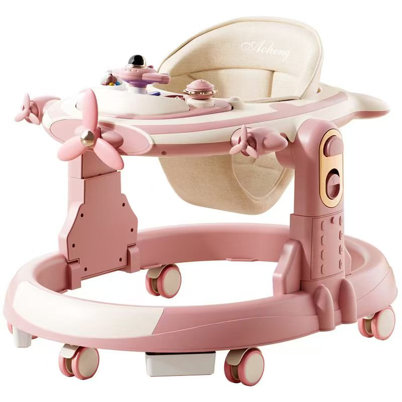Baby walker toy crab shape interactive learning assistance for walking training