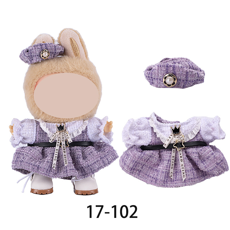 Only the clothes are suitable for the 17cm cloth clothes pendant with a stretchable baby texture overalls set details Picture