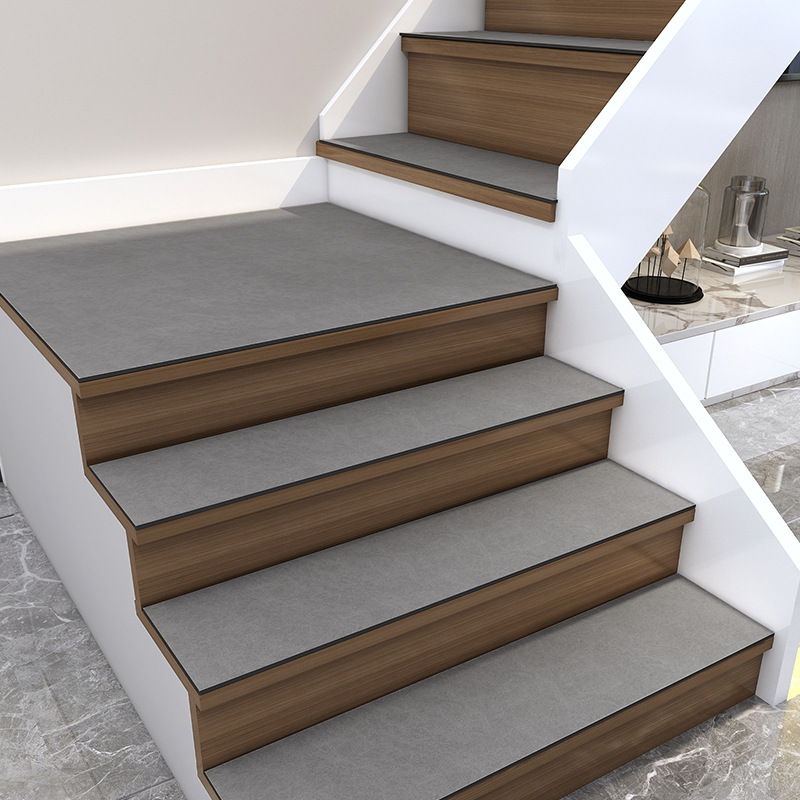 Stair treads, household double-layer anti-slip MATS, soundproof rotating step carpets, fully covered step floor MATS detail image 7