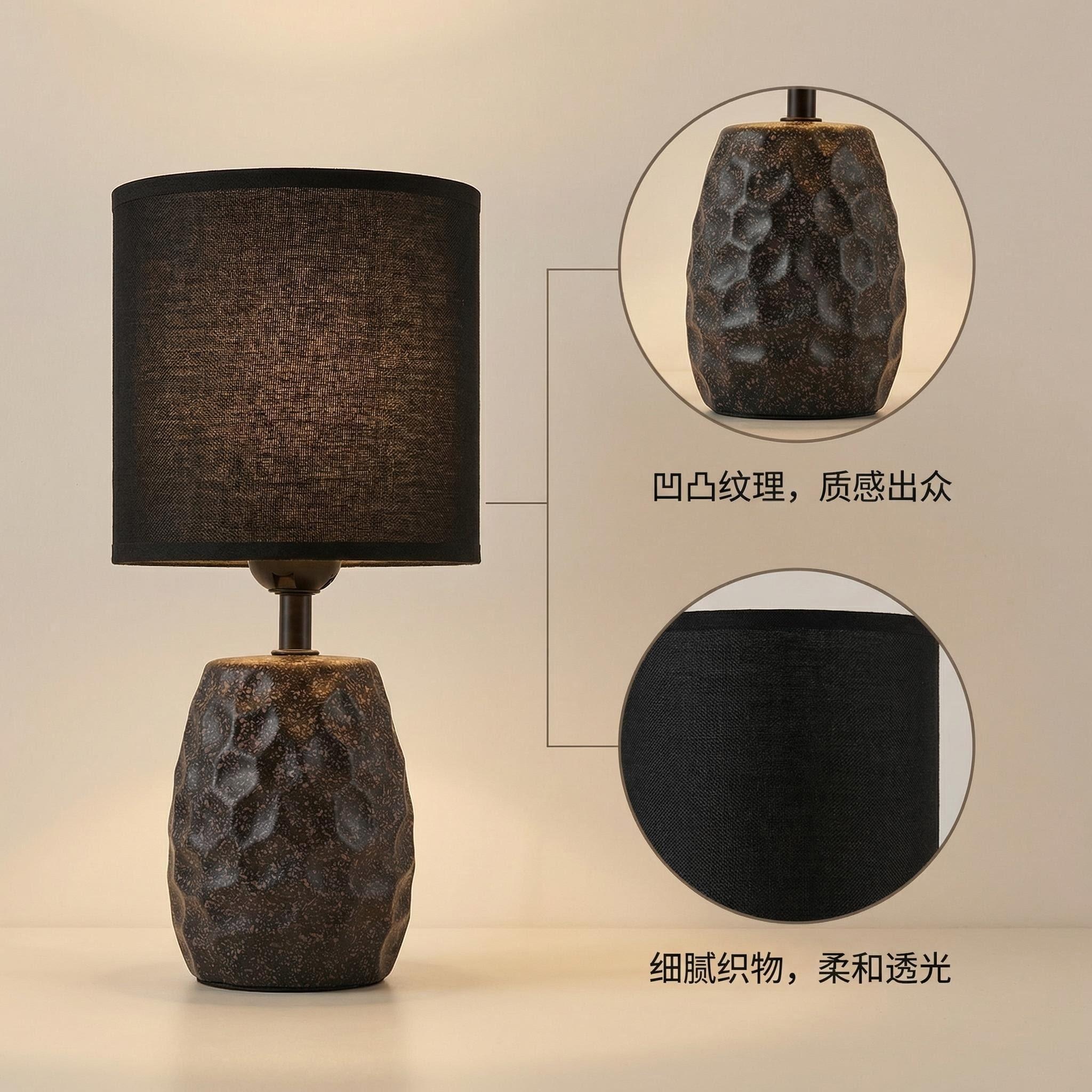 2026 Jilian's new Nepalese personalized texture fabric table lamp, starting from 36 pieces, is an ambient lamp Application Scenario