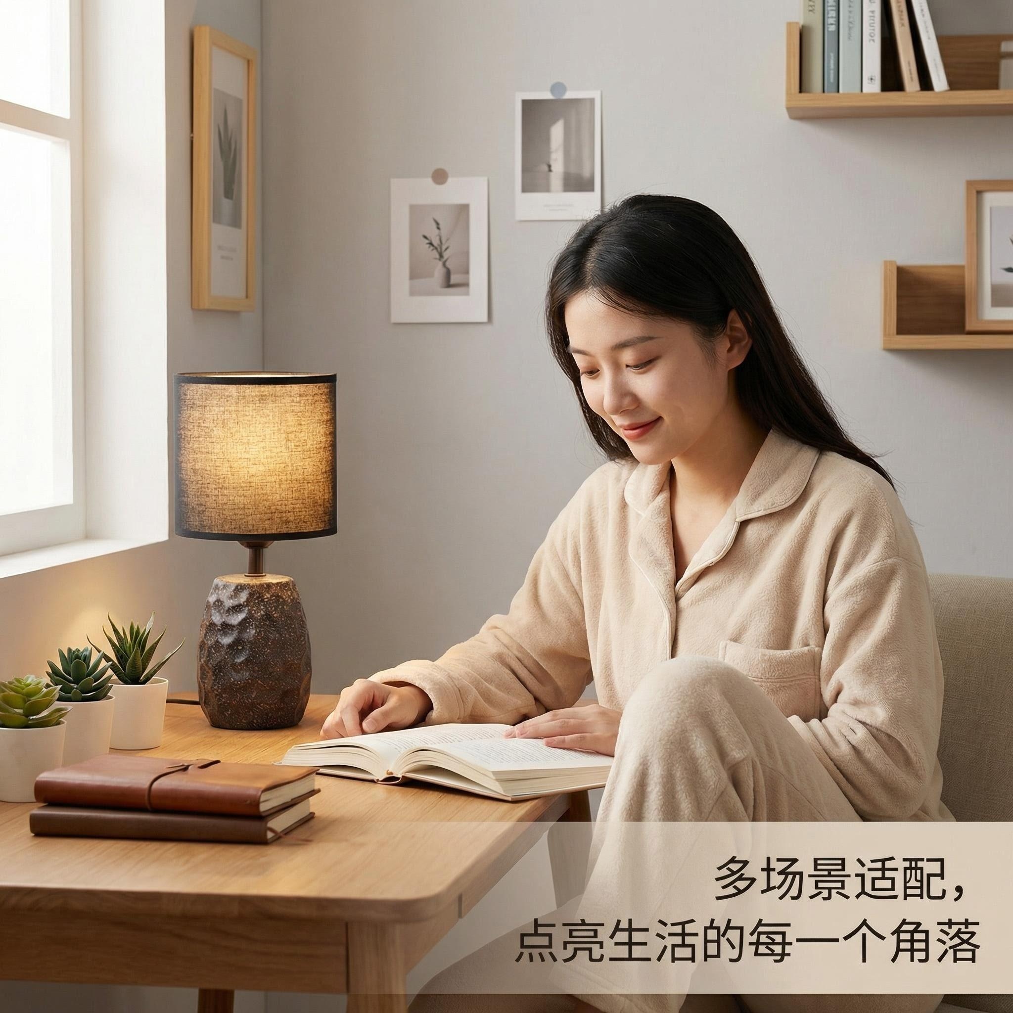 2026 Jilian's new Nepalese personalized texture fabric table lamp, starting from 36 pieces, is an ambient lamp details Picture
