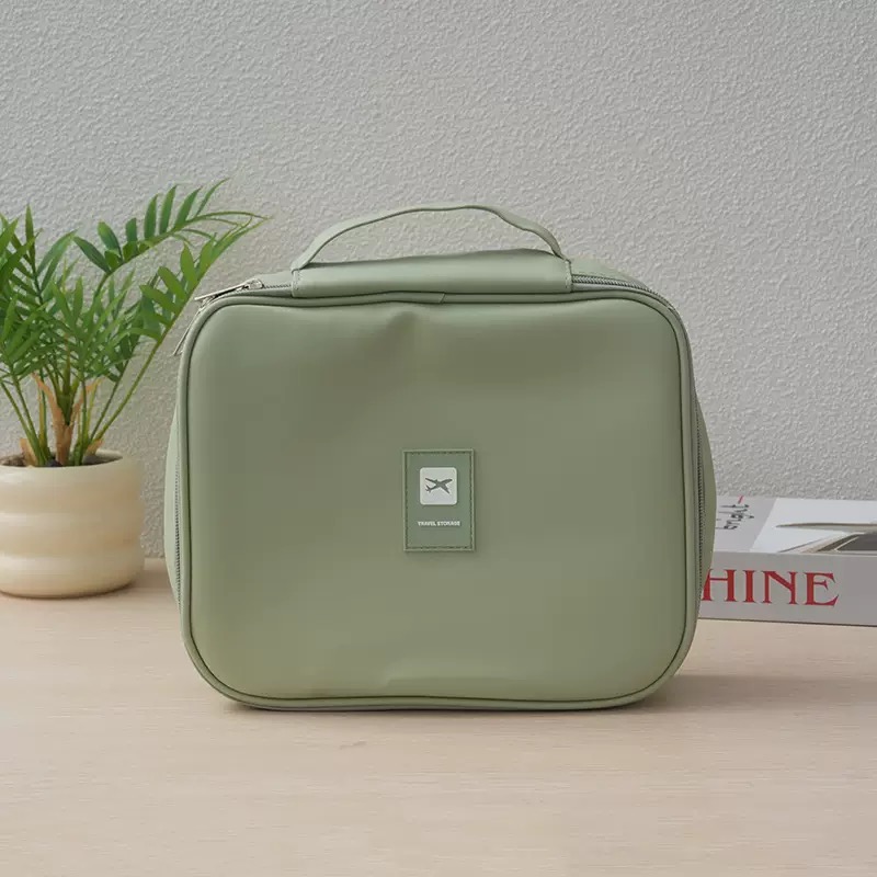 The new portable makeup bag from Adiwa is a high-end women's multi-compartment large-capacity cosmetics storage bag and a toiletries bag for business trips and travels Specification image