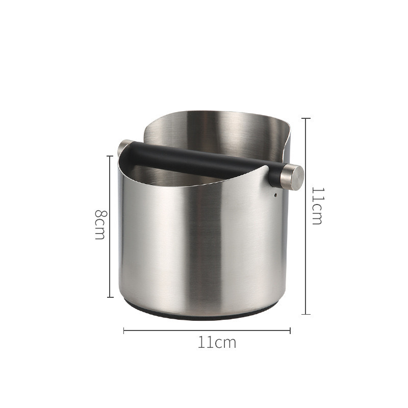 Stainless steel coffee grounds bucket/coffee machine accessories, coffee machine accessories