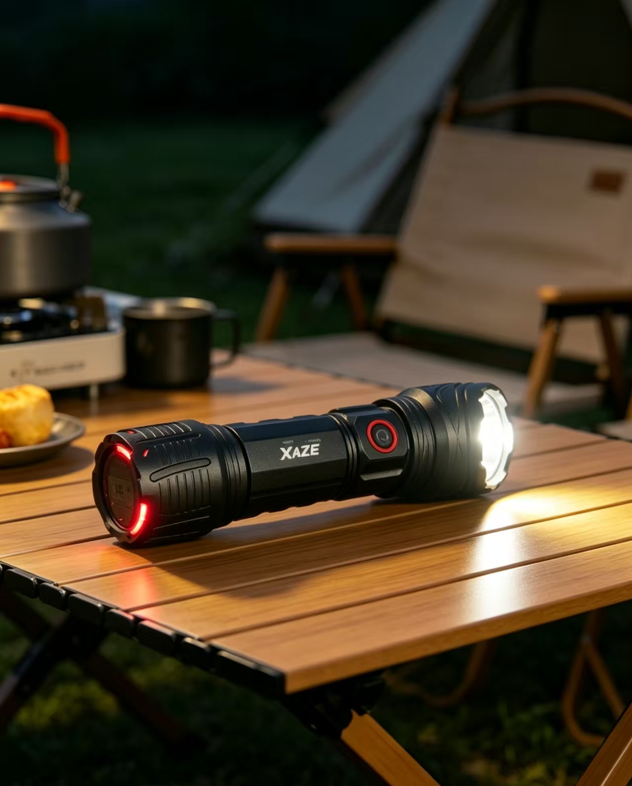 Xingao Light Mountain Night Travel Special High-intensity Flashlight, waterproof, durable and long-lasting portable flashlight, model XA-B603 Application Scenario