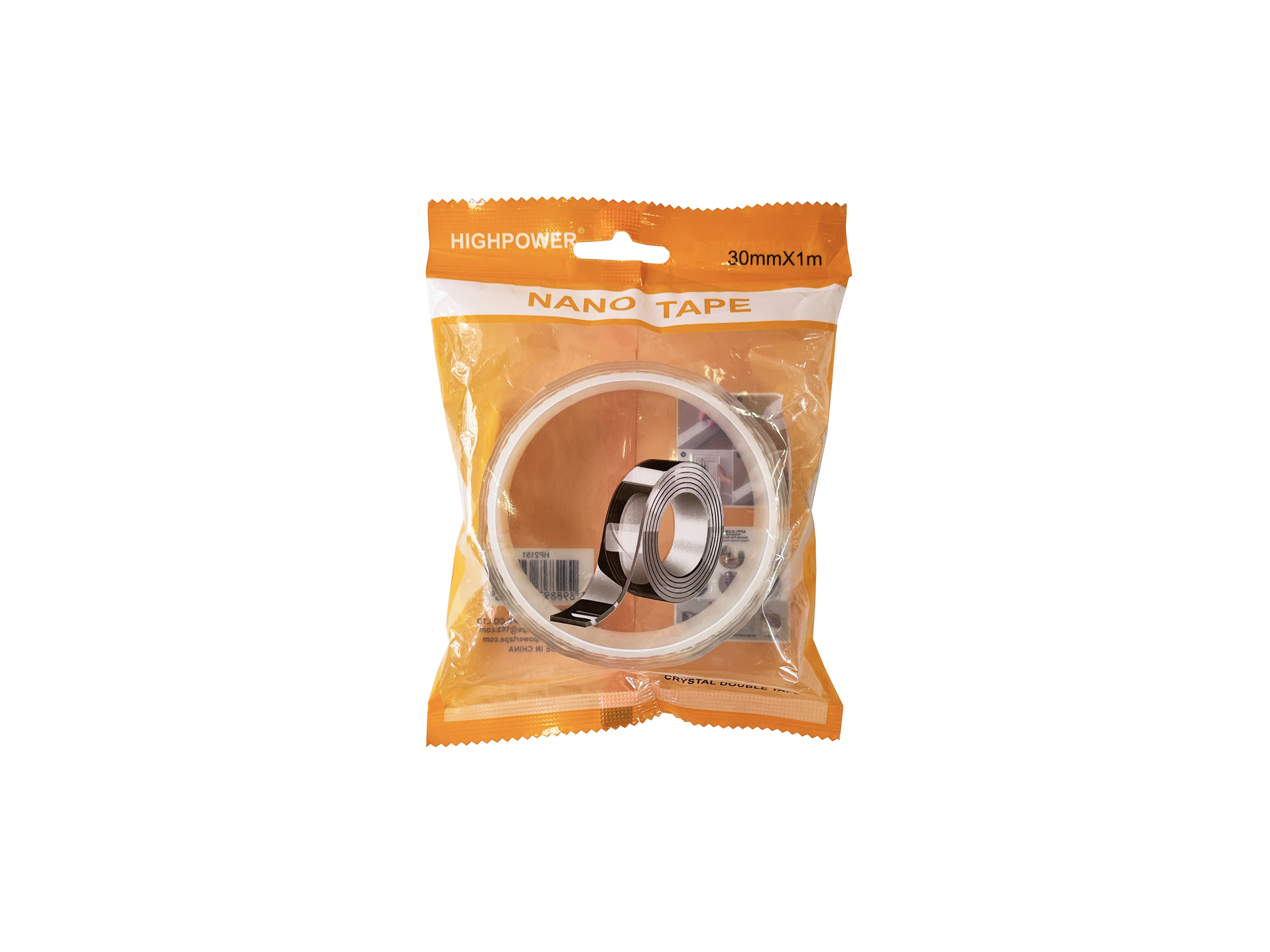 Nano tape waterproof back adhesive transparent tape