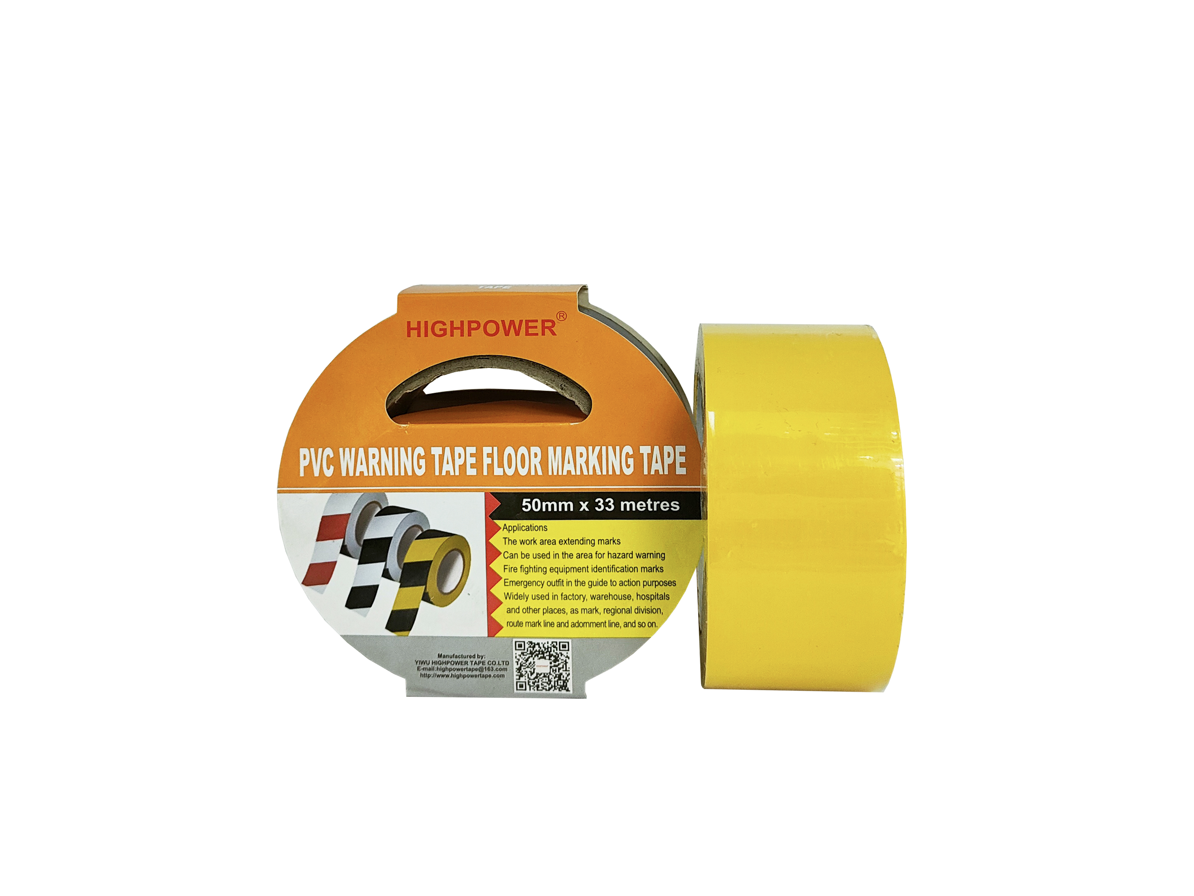 PVC warning tape floor marking is waterproof Specification image