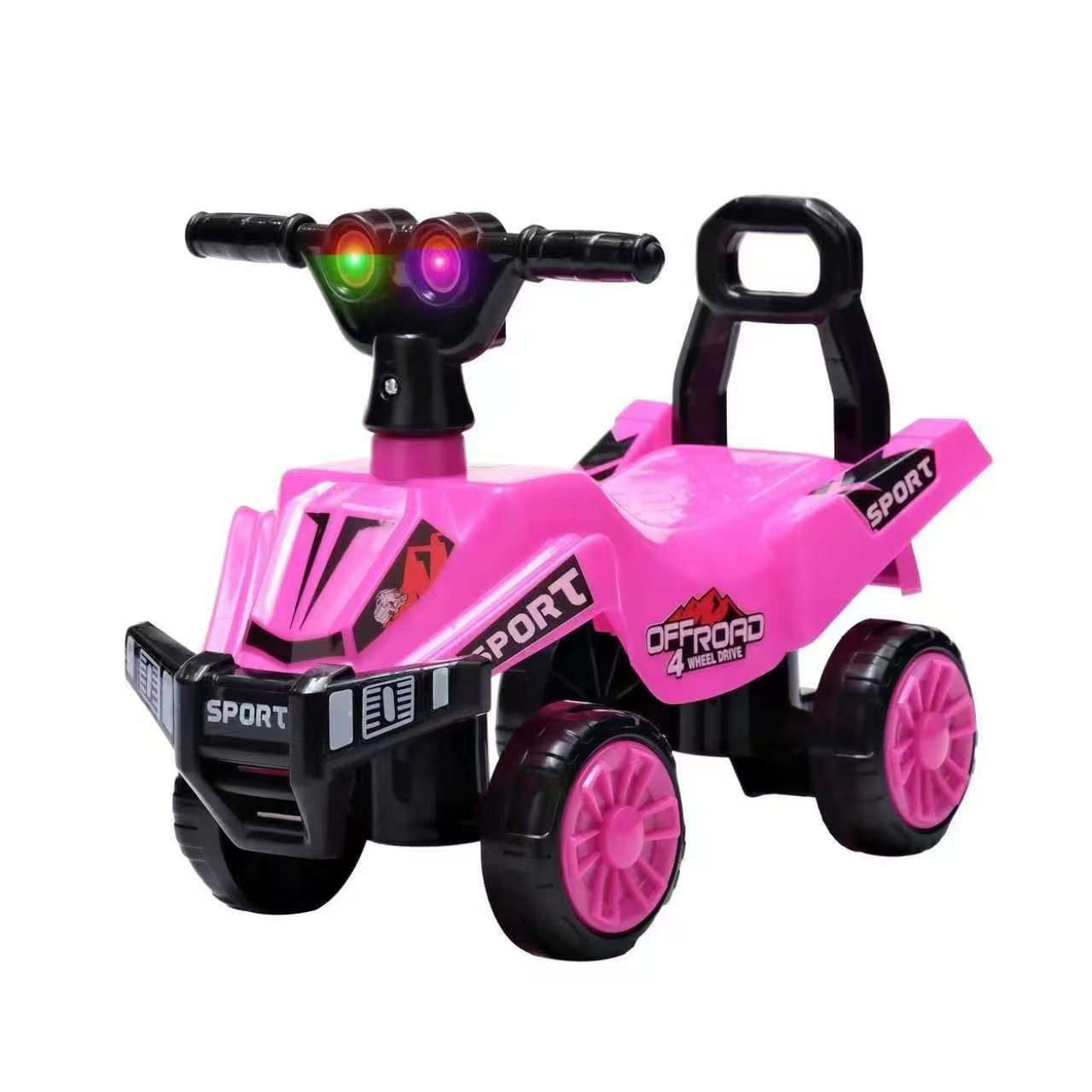 Yellow four-wheel drive children's toy car, firewheel alloy car model Application Scenario