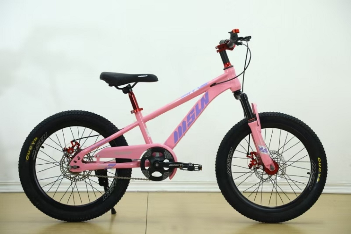 Cool blue and orange children's mountain bikes, fashionable design, dynamic and full of energy, suitable for outdoor riding mountain bikes. 18-inch, 20-inch, 22-inch, 24/26-inch 21-speed high-carbon steel frame integrated wheel new mountain bikes Specification drawing