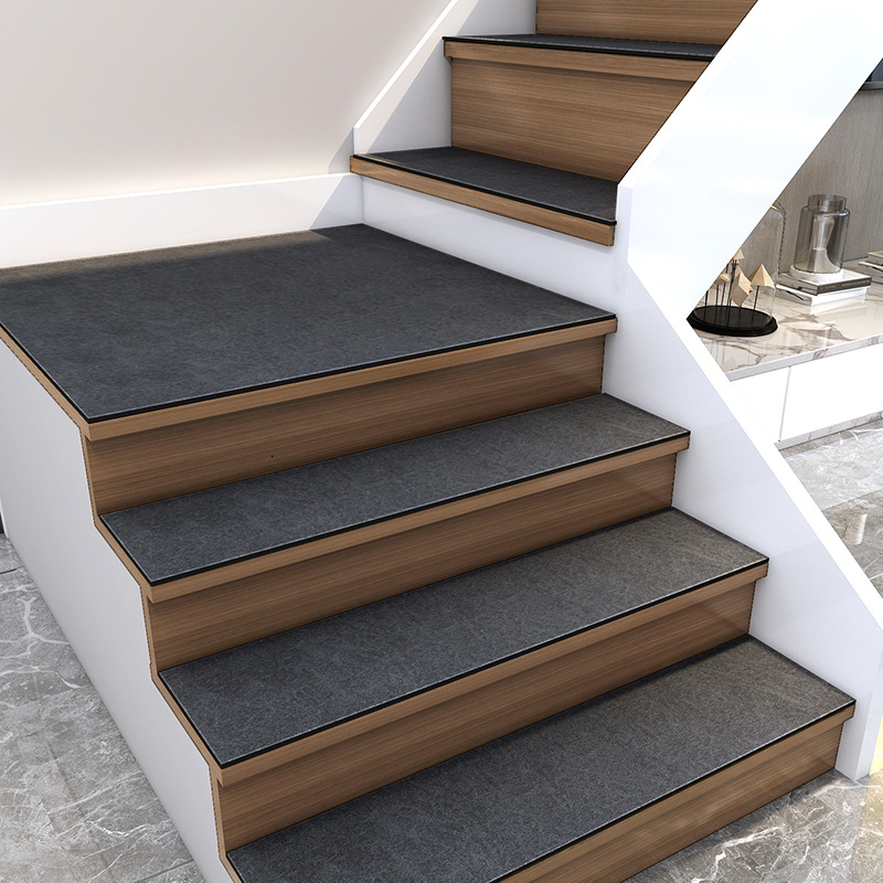 Stair treads, household double-layer anti-slip MATS, soundproof rotating step carpets, fully covered step floor MATS detail image 11