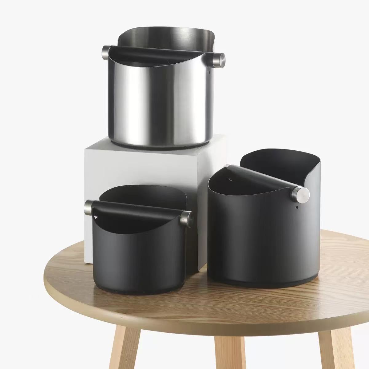 Stainless steel coffee grounds bucket/coffee machine accessories, coffee machine accessories detail image 1