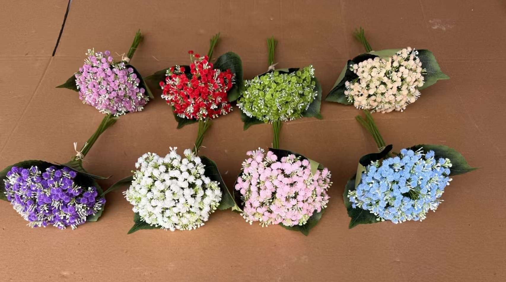 Artificial flowers, fake flowers, decorative flowers, man-made flowers, hand-tied bouquets, and starry sky can be customized detail image 1