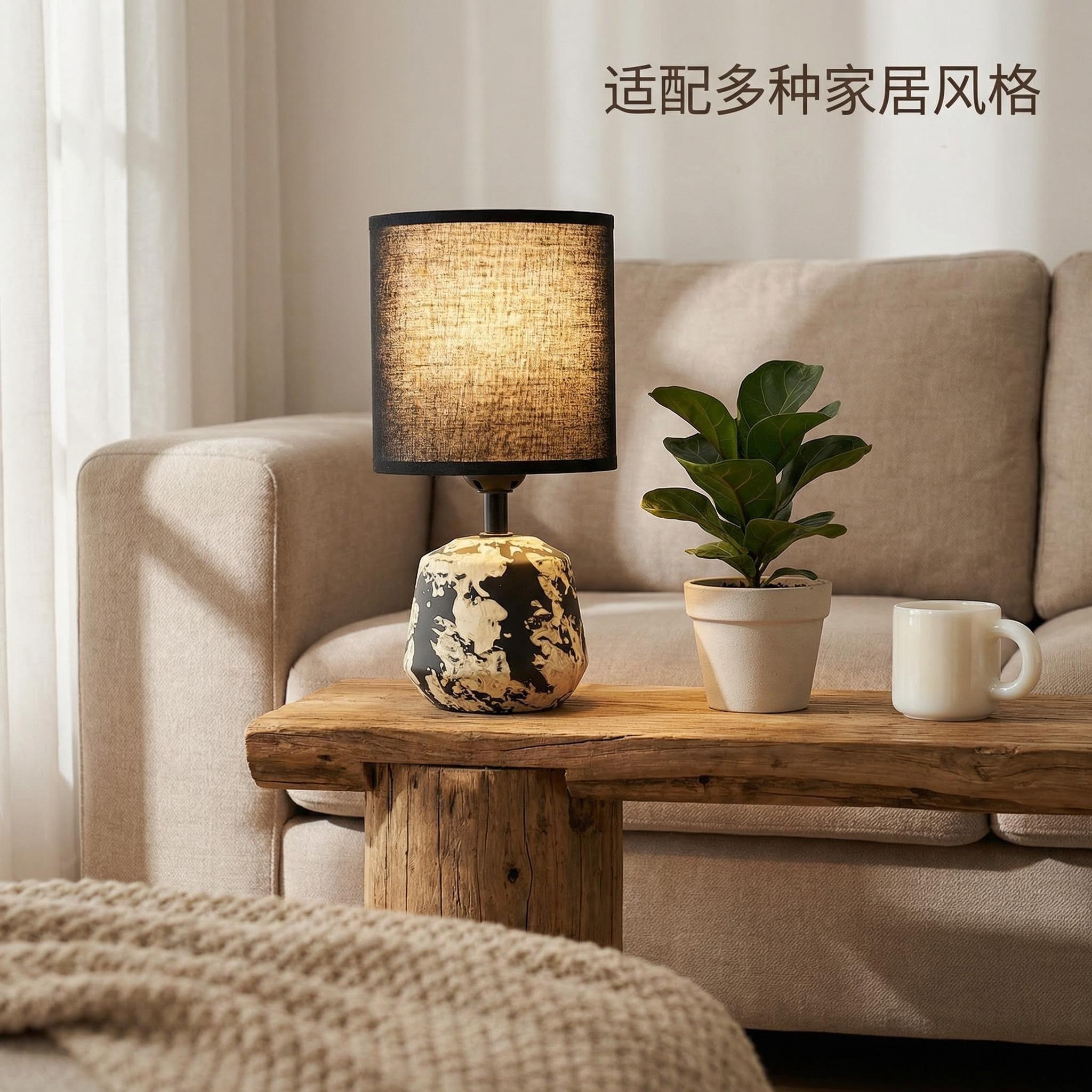 2026 Jilian New Ink-wash Art Decorative Table Lamp, simple and modern home decoration manufacturer wholesale details Picture