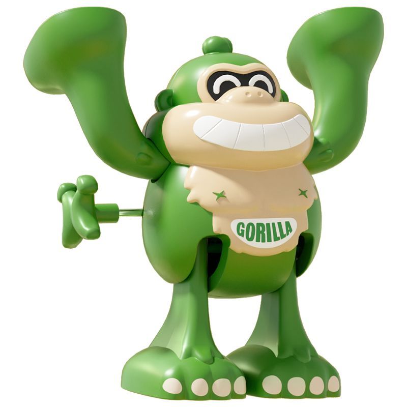 Fun wind-up toy gorilla toy, stress-relieving gorilla funny toy birthday present Item Picture