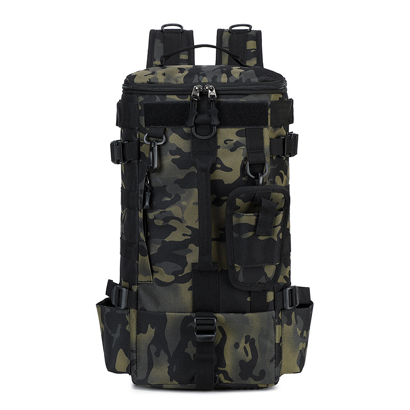 Lure bag: Outdoor large-capacity multi-functional hiking backpack, sports bag, travel bag, fishing bag, crossbody bag, commuter backpack, lure bag Item Picture